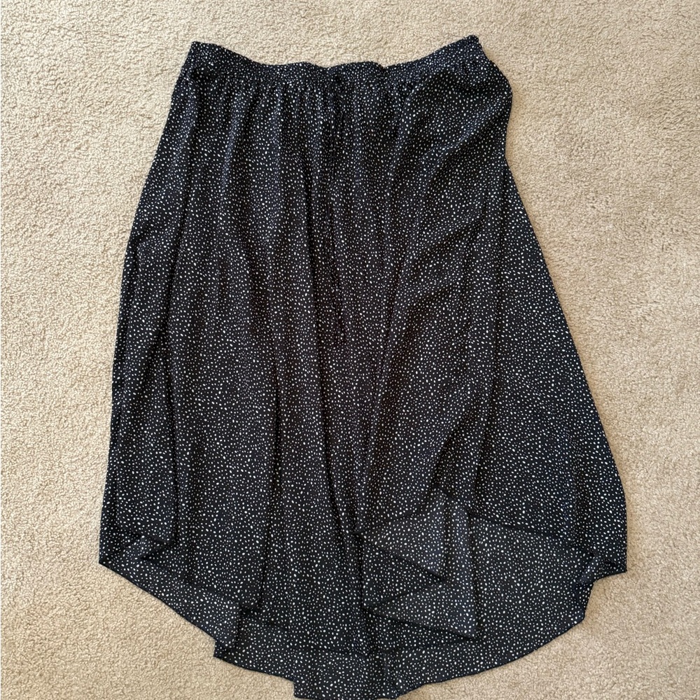 Black Polka Dot Skirt
